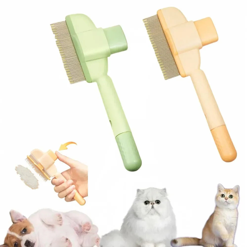 Flea Removal Easy Self-Cleaning Pet Brush
