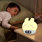 Bunny Digital Alarm Clock with Sleep Trainer and Night Light