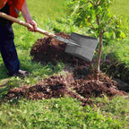 TerraGrip Garden Spade | Extra Robust & Handy | For Roots & Lawn Edges | Carbon Steel Rust-Free