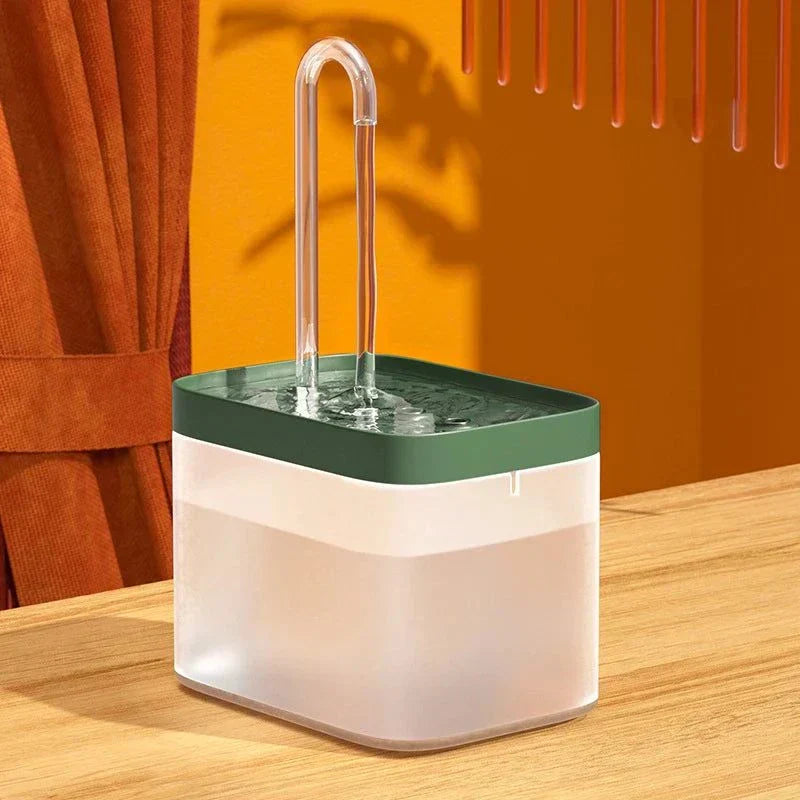 Ultra-quiet Pet Water Fountain with Intelligent Filtration - 1.5 l Stainless Steel