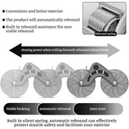Ultimate Home Gym Ab Roller with Auto-Rebound
