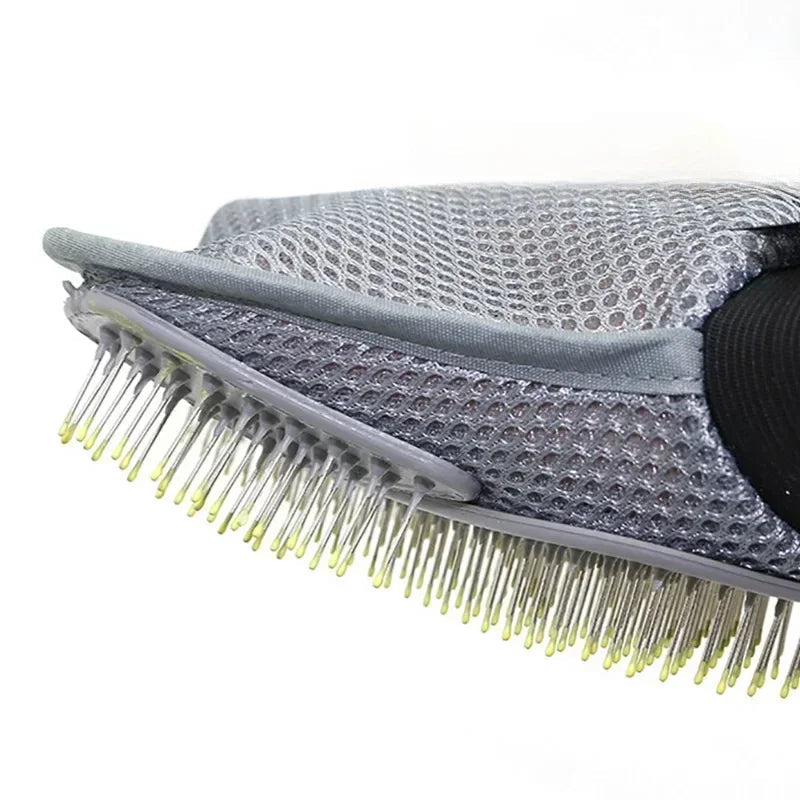 PeluvaCare Coat Care Glove for Dogs & Cats | Soft Massage & Hair Removal | Made of Soft TPR | For All Coat Types