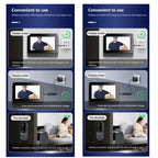 Wireless Video Doorbell with Intercom & Night HD Vision – 4.3” IPS Display, Waterproof