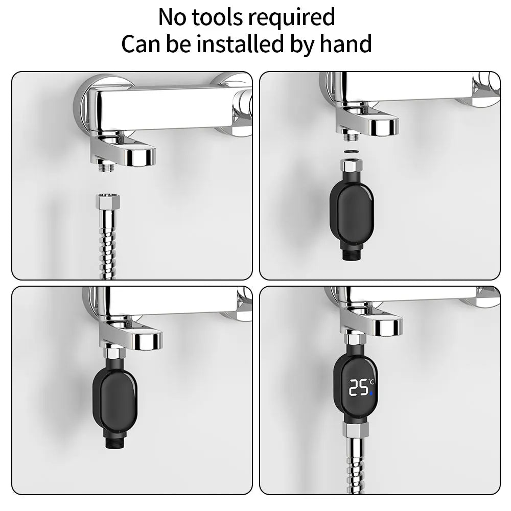 No Leakage Digital Shower Smart Thermometer