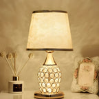 Lustrelia Crystal Optic Table Lamp | LED Lighting & Touch Function | Elegant Play of Light | 220V | Plastic