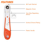 Mini Quick Hexagon Ratchet Wrench Tool