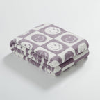 Smiley Checkered Blanket