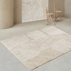 Plush Area Rug with Non-Slip Backing for Bedroom or Living Room