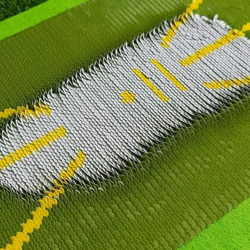 Golf Training Mat for Swing Path and Impact Detection