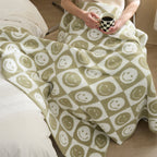 Smiley Checkered Blanket