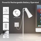 Shiny Orbit Rechargeable Rotating Desk Lamp
