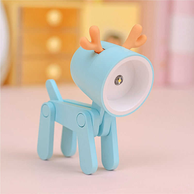 Animal Night Light with Adjustable Head and Legs for Kids Room