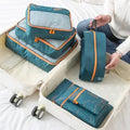 Packavio Travel Organizer Set 7-piece | Suitcase Bags for Clothes & Shoes | Space-saving & Water-repellent