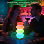 AuraGlow LED table lamp | 16 RGB colors & warm white | Touch dimming | USB operation | 3W