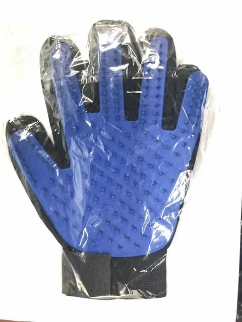 FellGlanz | Cat & Dog Grooming Glove | Self-Cleaning Brush | 180 Silicone Nubs | Soft Coat Care & Hair Removal