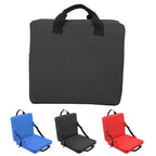 SITPURE Folding chair with backrest | Padded seat cushion | Compact & Comfortable for stadium, beach & park
