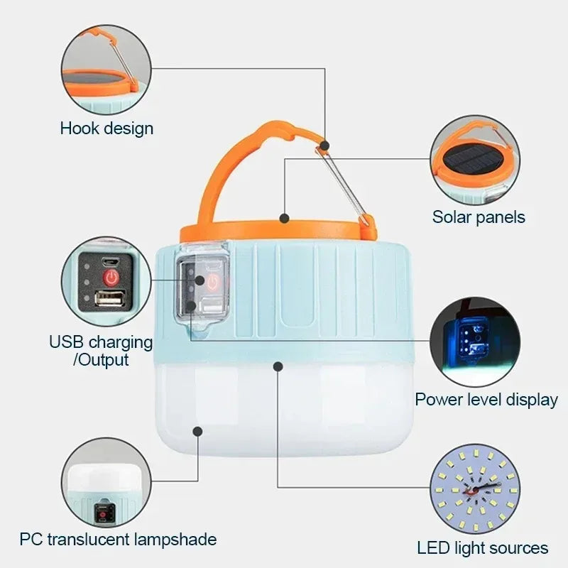 Solar Energy Camping Lamp – Reliable Emergency Lighting