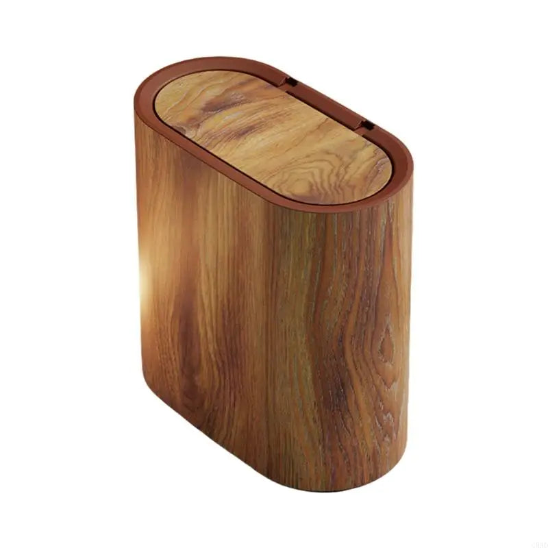 EcoHide Compact Trash Can with Hidden Lid