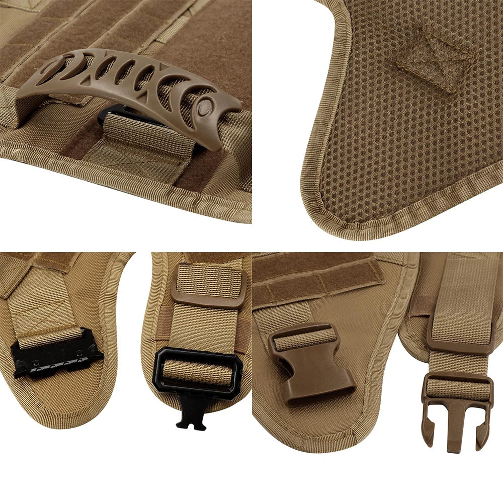 Guardpaw Tactical Dog Harness with Handle - Durable, Adjustable, Leash Set