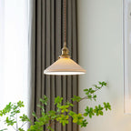 Scandinavian White Ceramic Pendant Light