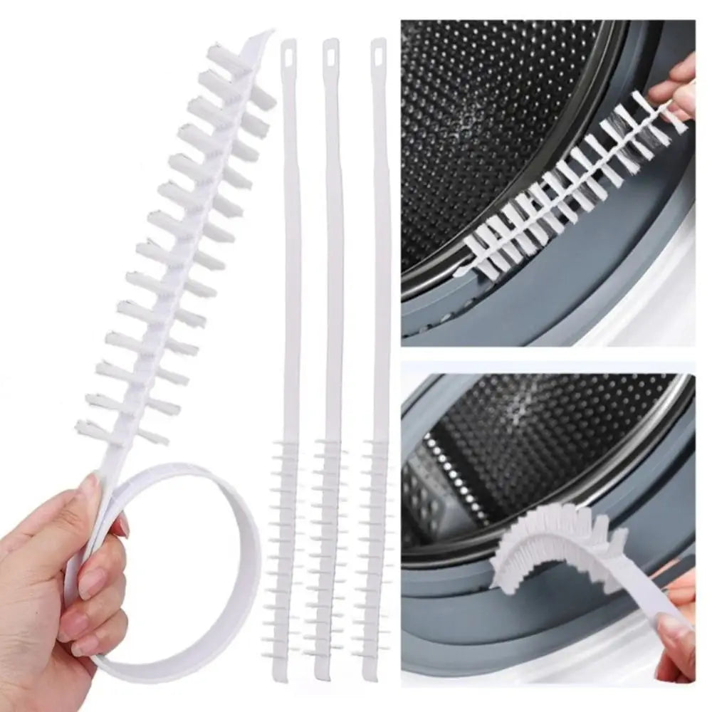 Washing Machine Crevice Cleaning Brush with Flexible Nylon Bristles