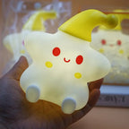 Happy Little Star LED Silicone Night Lamp