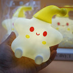 Happy Little Star LED Silicone Night Lamp