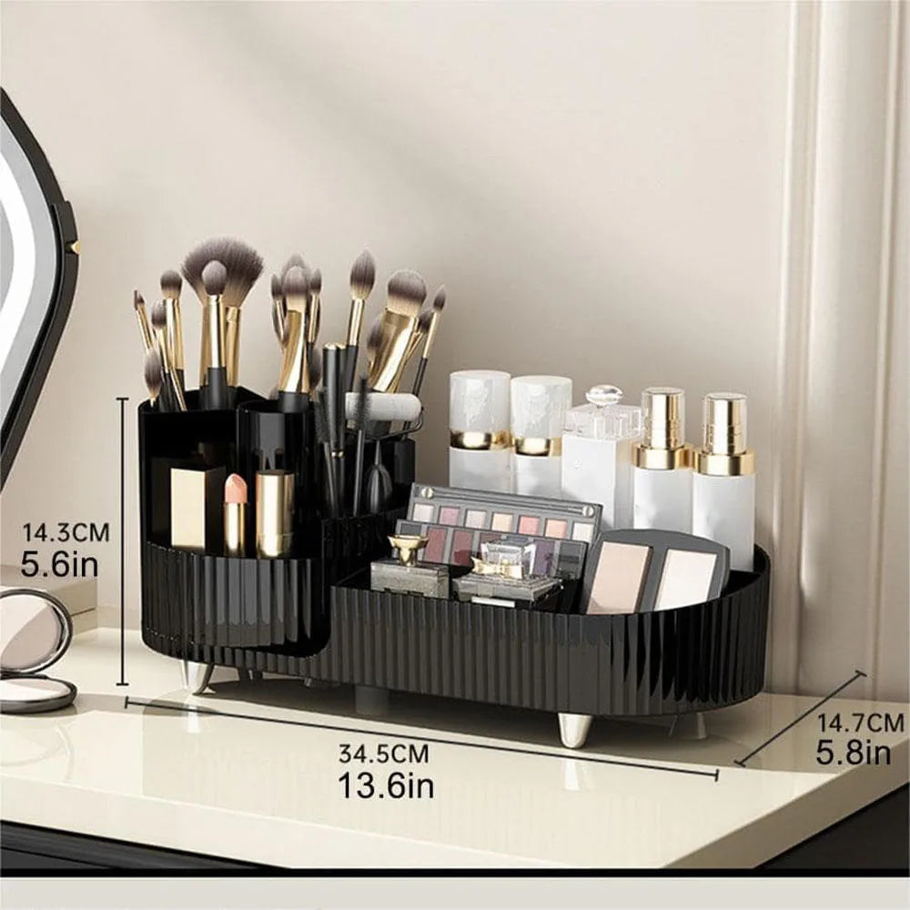 Eleganza – Luxury Beauty Organizer with Slim Rotating Design