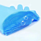 FELISPA SoftTouch Silicone Bath Glove for Cats | Soft Coat Care & Massage | Shampoo Brush for Pets | 35×16 cm