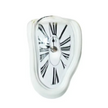 Surreal Melting Wall Clock – Distorted Dali-Inspired Timepiece for Home & Garden