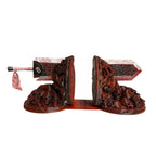 Berserk Bookends Angry Bookends Dragon Hunter Resin Craft Study Art Decorative Ornament Home Desk Bookshelf T4z7