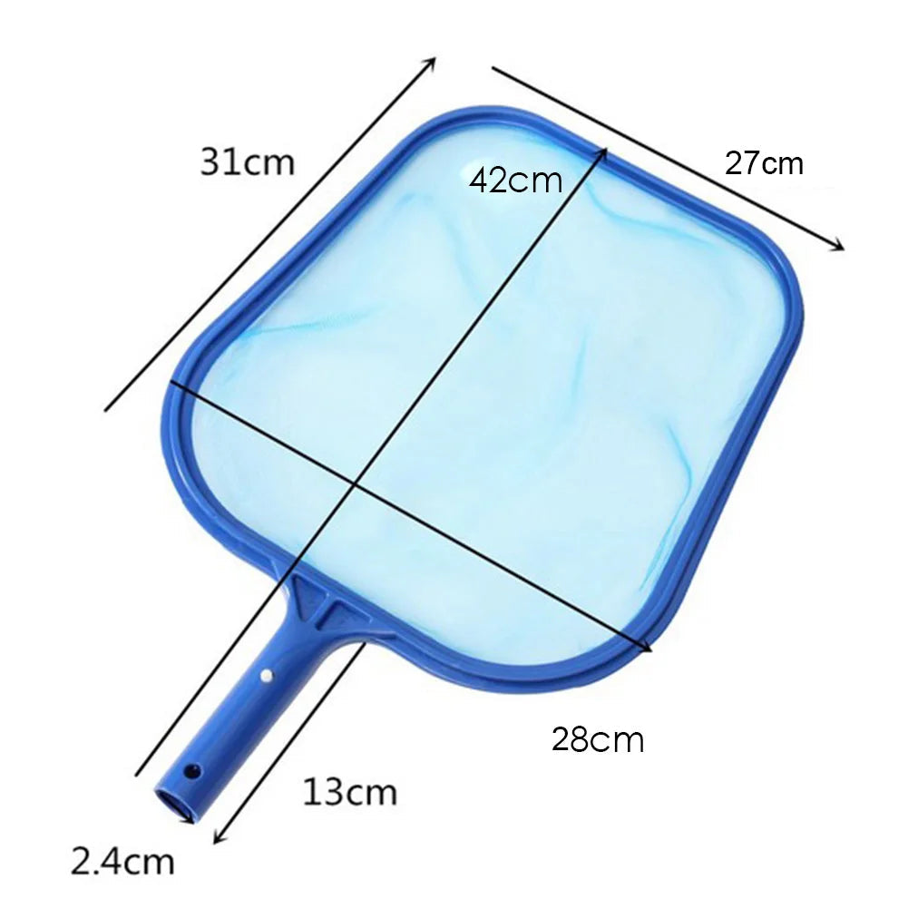 Pool skimmer AquaFlex | Telescopic pole & fine mesh net | For leaves & dirt | Extra large catch area
