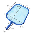 Pool skimmer AquaFlex | Telescopic pole & fine mesh net | For leaves & dirt | Extra large catch area