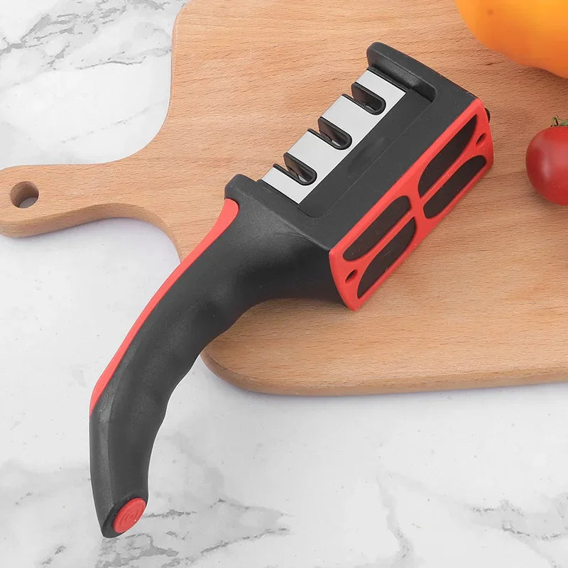 Sharpener with non-slip stability and precision in every kitchen