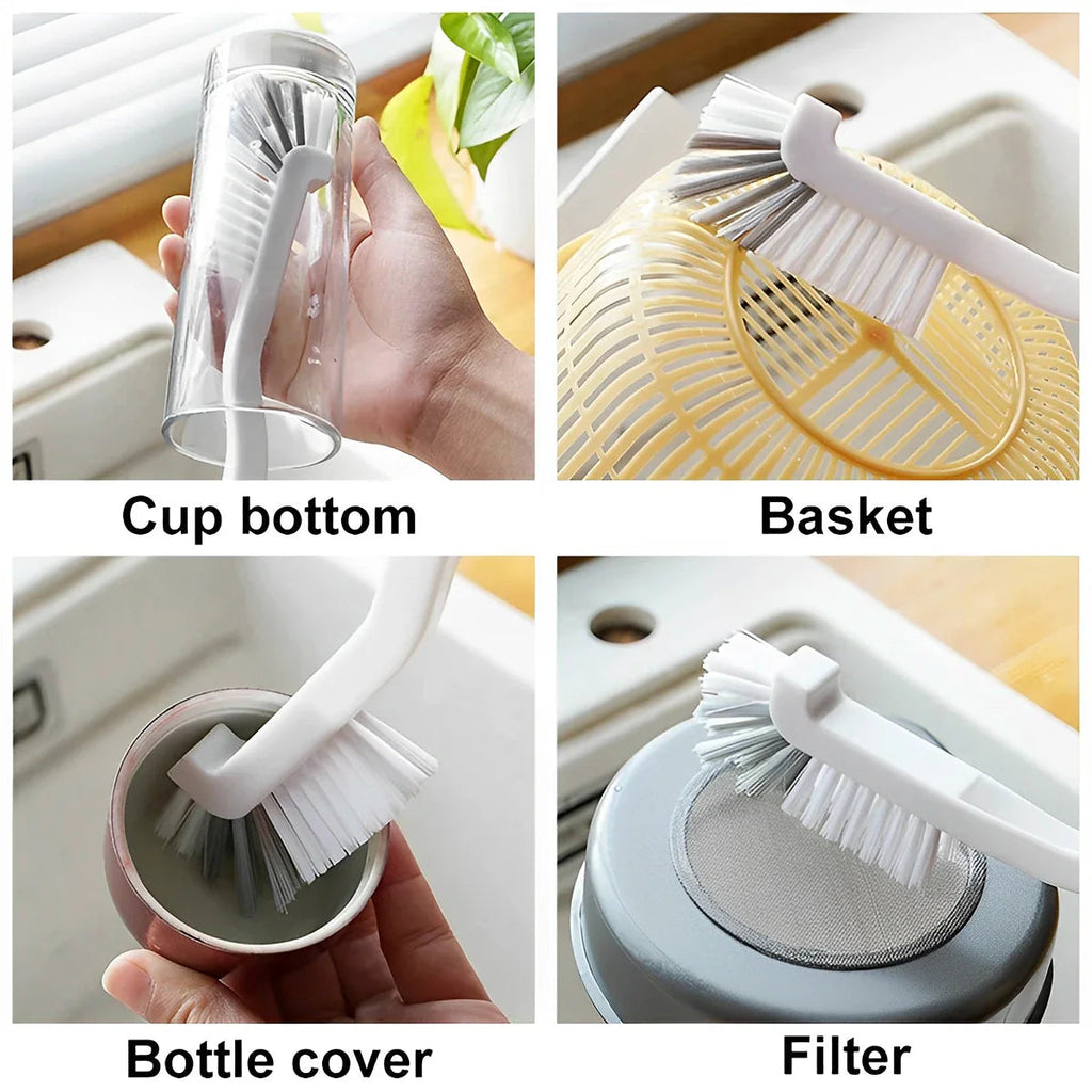 Fugenix Cleaning Brush Set | 9-Pack Grout & Groove Brushes | Ergonomic & Reusable | For Bathroom, Kitchen & Windows