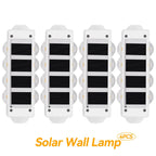 Solar Wall Lights Solavine | Warm White Light | IP44 Weatherproof | For Fence, Terrace & Garden | 8 Hours Light Duration