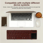 Wireless Portable Slim Smart Tri-Fold Bluetooth Keyboard