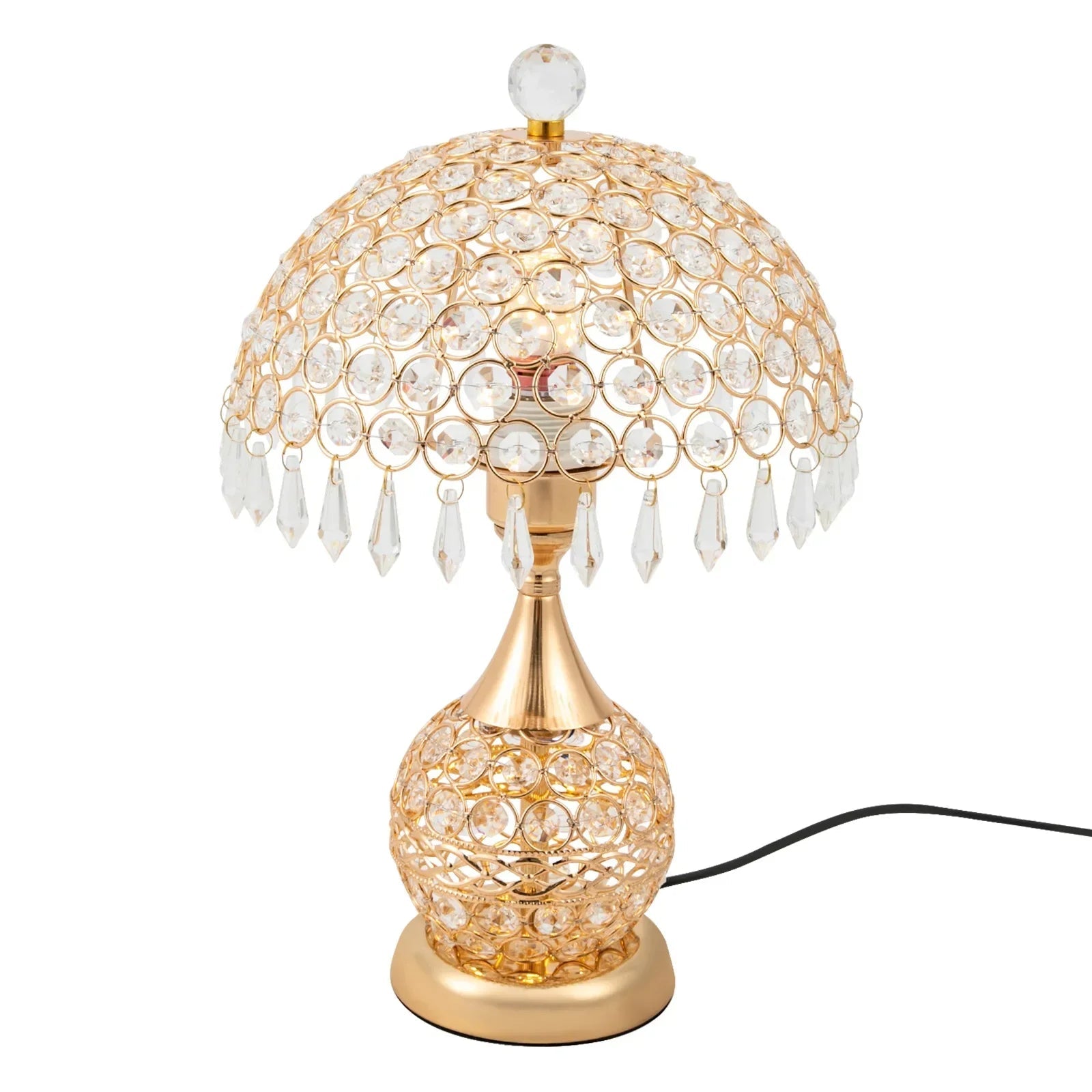 Modern Crystal Luxury Decorative Nightstand Lamp