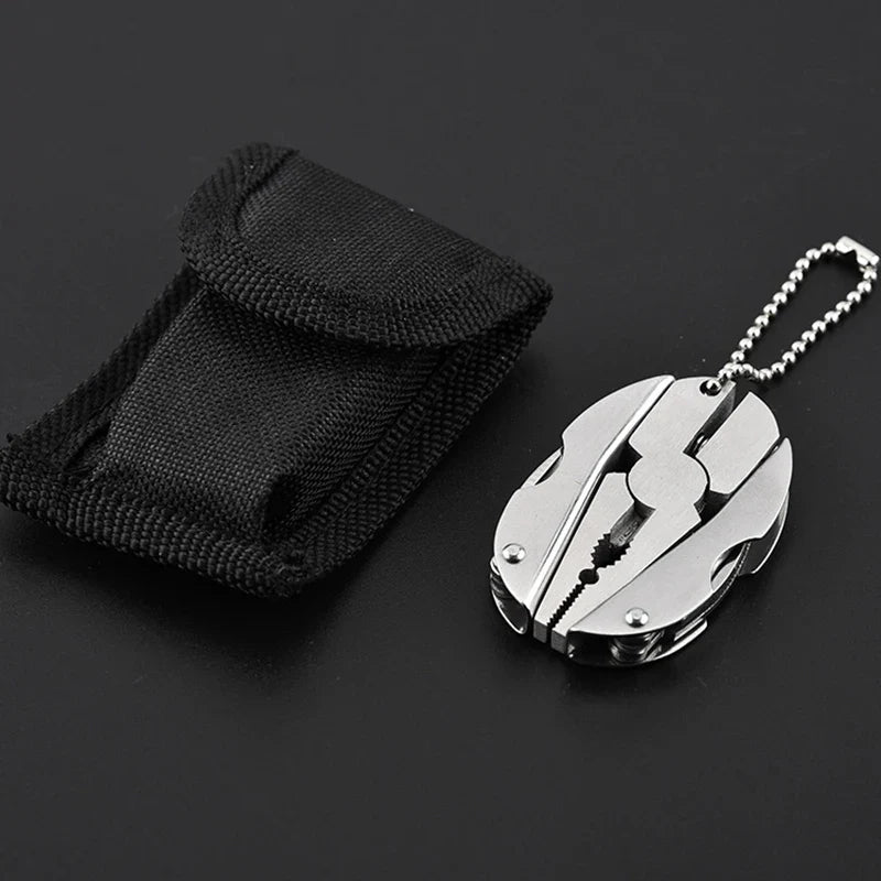 Mini-Multitool TrekMate | Folding Pliers with Knife | Keychain Format | Outdoor & Camping