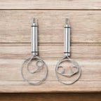 Robust Stainless Steel Danish Dough Whisk – Durable, Ergonomic Design for Versatile Baking & Cooking