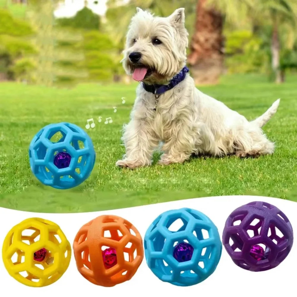 Kauball made of natural rubber with bell