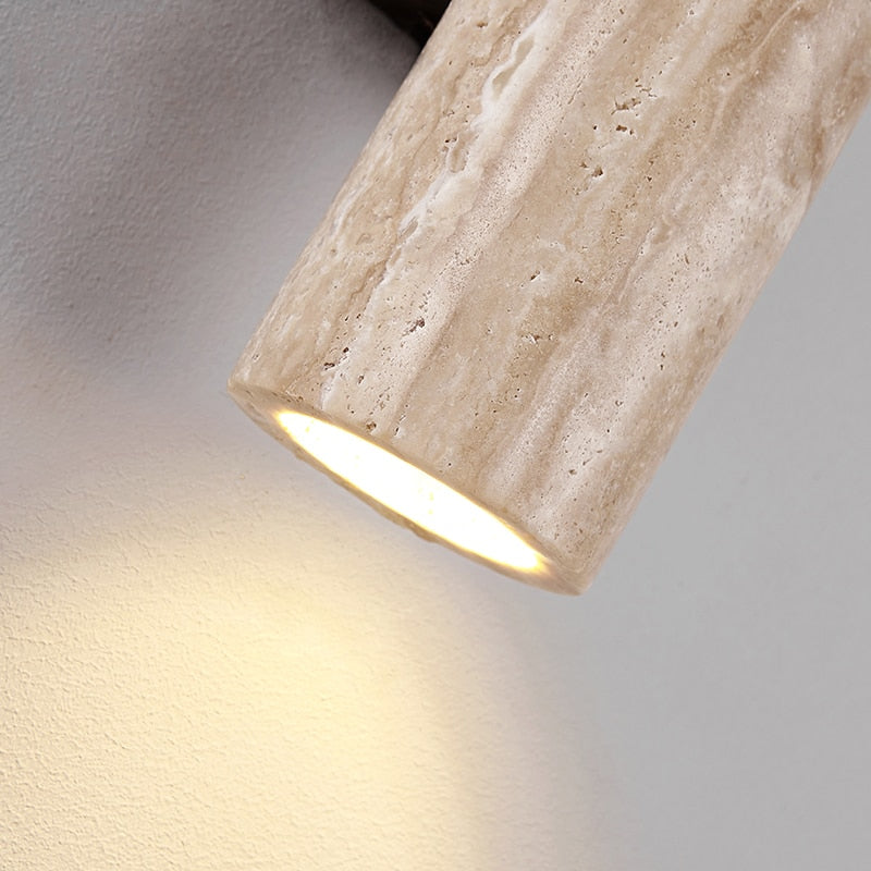 Wall Lamp with Handmade Finish in the Spirit of Wabi-Sabi