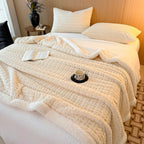 Winter Dream Blanket – Double Layer Fleece Blanket with Lambswool Look | Ultra Warm, Soft & Skin Friendly | For Sofa, Bed & Cold Winter Days