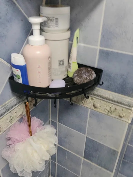 AQUAFIX Self-Adhesive Shower Organizer – Strongly adhesive, drill-free & waterproof