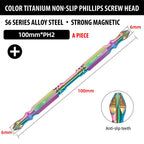 Magnetic Titanium Impact Anti-Slip Screw Head