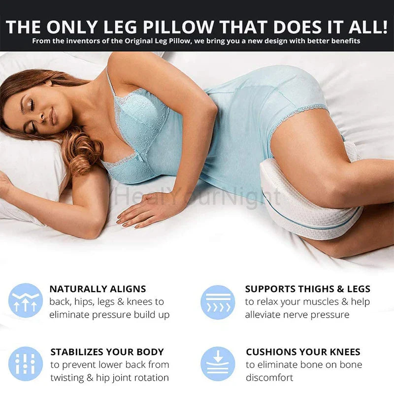 Orthopedic Memory Foam Leg Pillow - ComfortFoam