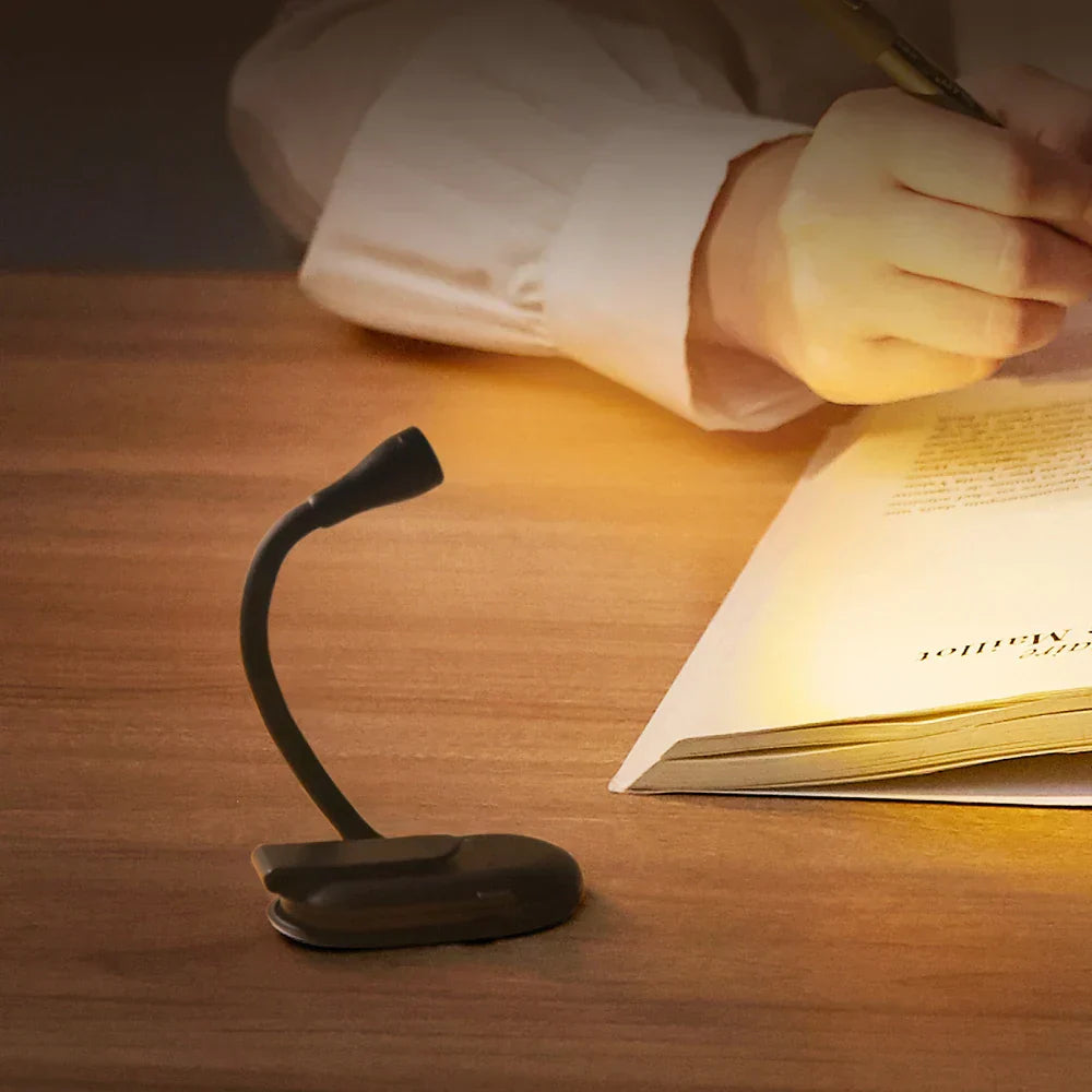 Portable Clip Book Light LED Lamp