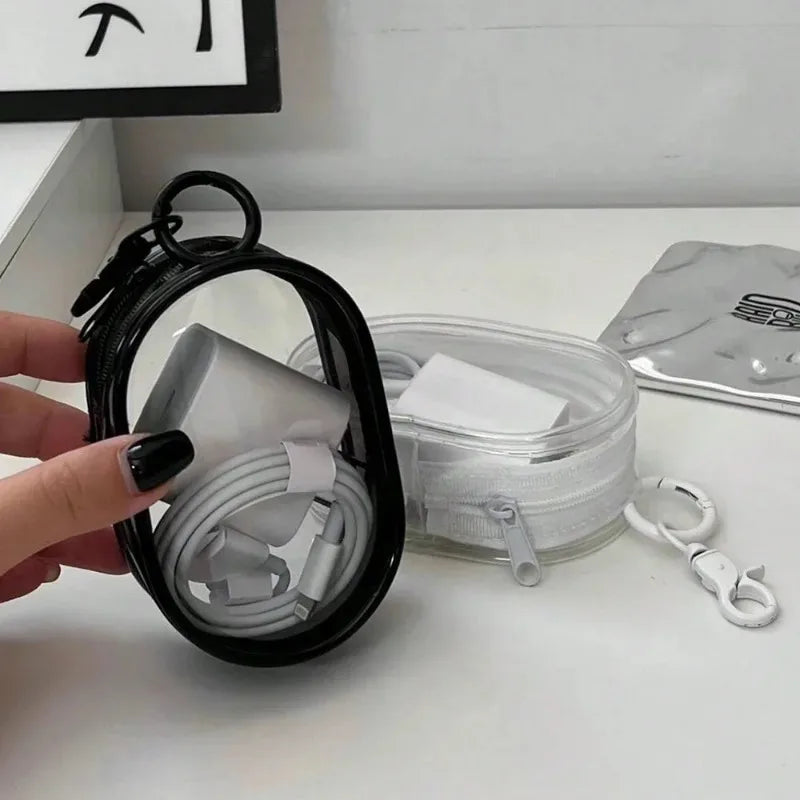 Podlette Mini Bag | Transparent & Waterproof | With Carabiner & Zipper