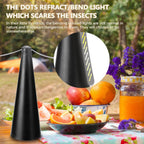 AeroLumen Naturguard Insect Repellent Table Fan | 360° Rotating Insect Defense Fan | Quiet & Safe | For Outdoor, Camping, Picnic