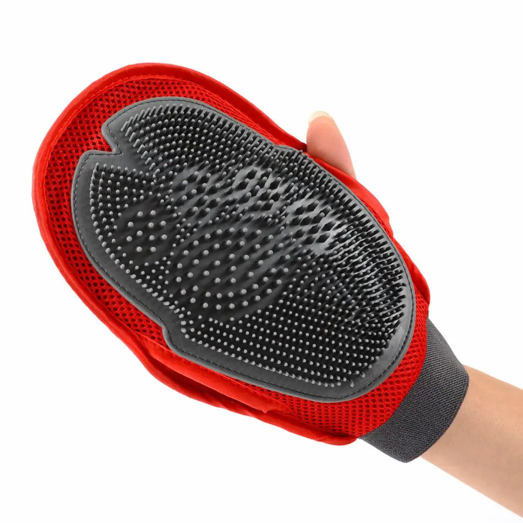 Massage care glove for dogs and cats